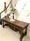 Victorian Carved Figured Walnut Console Table, Italy, 1860s, Image 5