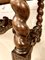 Victorian Carved Figured Walnut Console Table, Italy, 1860s, Image 21