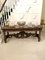 Victorian Carved Figured Walnut Console Table, Italy, 1860s, Image 16