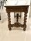 Victorian Carved Figured Walnut Console Table, Italy, 1860s 11