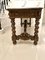 Victorian Carved Figured Walnut Console Table, Italy, 1860s, Image 11