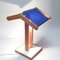 Wood Table Lamp, 1970s-1980s 7