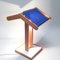 Wood Table Lamp, 1970s-1980s, Image 7