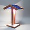 Wood Table Lamp, 1970s-1980s 2
