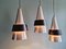 Scandinavian Corona Suspensions by Jo Hammerborg for Fog & Mørup, 1960s, Set of 3, Image 16