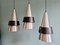 Scandinavian Corona Suspensions by Jo Hammerborg for Fog & Mørup, 1960s, Set of 3, Image 24