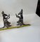 Kangaroo Bookends in Silver Plated Brass, 1970s, Set of 2 8