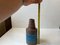 Italian Rimini Blue Stoneware Vase by Aldo Londi for Bitossi, 1960s 5