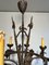 Gothic Wrought Iron Chandelier, 1950s 6