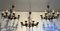 Gothic Wrought Iron Chandelier, 1950s, Image 10