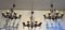 Gothic Wrought Iron Chandelier, 1950s, Image 12