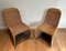 Curved Rattan Chairs, 1970s, Set of 4, Image 4