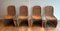 Curved Rattan Chairs, 1970s, Set of 4 12