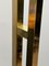 Brass Parquet Floor Lamp on Travertine Base, 1970s, Image 10