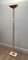 Lámpara de pie de parquet de latón con base de travertino, años 70, Imagen 12