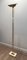 Lámpara de pie de parquet de latón con base de travertino, años 70, Imagen 3