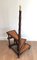 Mahogany, Leather and Brass Library Stepladder, 1940s 5