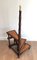 Mahogany, Leather and Brass Library Stepladder, 1940s, Image 5