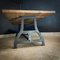 Industrial Dining Table in Rustic Oak, Image 3