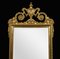 Espejo de pared de madera dorada estilo siglo XVIII, Imagen 5