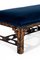 Large Chinoiserie Footstool in Velvet 10