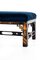 Large Chinoiserie Footstool in Velvet, Image 8