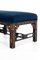 Large Chinoiserie Footstool in Velvet, Image 5