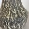Brutalist Fat Lava Vase in Grey Ceramic attributed to Ilkra, Germany, 1970s 6