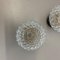 Round Bubble Glass Wall Lights in the style of Tynell, France, 1950s, Set of 2 7