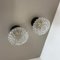 Round Bubble Glass Wall Lights in the style of Tynell, France, 1950s, Set of 2 8