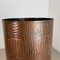 Brutalist Hollywood Regency Umbrella Stand in Metal and Copper, Germany, 1970s 4