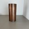 Brutalist Hollywood Regency Umbrella Stand in Metal and Copper, Germany, 1970s 2