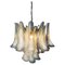 White Petal Chandeliers in Murano Glass, 1990s, Set of 2 5