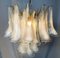 White Petal Chandelier in Murano Glass, 1990s 9