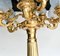 Large French Marble Gilt Floor Lamps, Set of 2 3