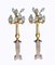 Large French Marble Gilt Floor Lamps, Set of 2 1