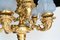 Large French Marble Gilt Floor Lamps, Set of 2 5