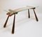Mid-Century Coffee Occasional Side Table in Maple & Rope by Max Kment, Austria, 1950s, Image 10