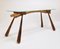 Mid-Century Coffee Occasional Side Table in Maple & Rope by Max Kment, Austria, 1950s 9