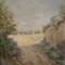 Verderone, Landscape, 1980, Oil on Panel, Framed 14