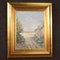 Verderone, Landscape, 1980, Oil on Panel, Framed 15