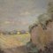 Verderone, Landscape, 1980, Oil on Panel, Framed 10