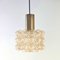 Mid-Century Amber Bubble Glass Ceiling Light by Helena Tynell for Limburg, 1960s, Image 3