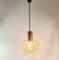 Mid-Century Amber Bubble Glass Ceiling Light by Helena Tynell for Limburg, 1960s, Image 4