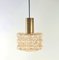 Mid-Century Amber Bubble Glass Ceiling Light by Helena Tynell for Limburg, 1960s 2