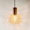 Mid-Century Amber Bubble Glass Ceiling Light by Helena Tynell for Limburg, 1960s, Image 5