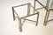 Vintage Italian Chrome & Brass Nesting Tables, 1970s, Set of 3 9