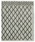 Grauer handgearbeiteter Flatwave Kelim Teppich aus anatolischer Wolle, 2010er 1