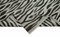 Grey Geometric Wool Flatwave Kilim Rug, 2010s, Image 4