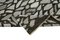 Alfombra Kilim de tejido plano de Anatolia gris hecha a mano, década de 2010, Imagen 4